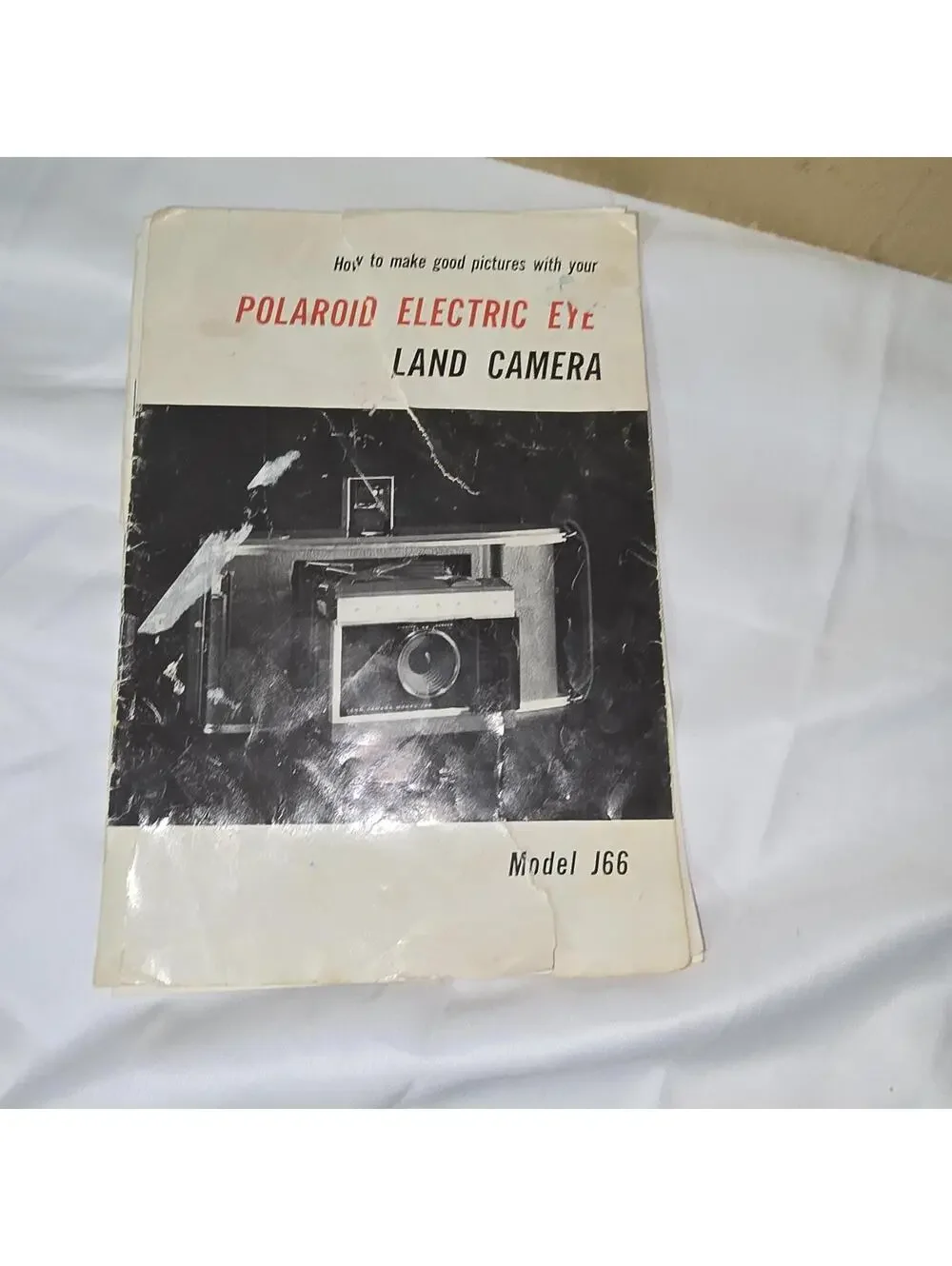 Vintage Polaroid Model J66 Electric Eye Land Camera Kit w/ Original Box & Case